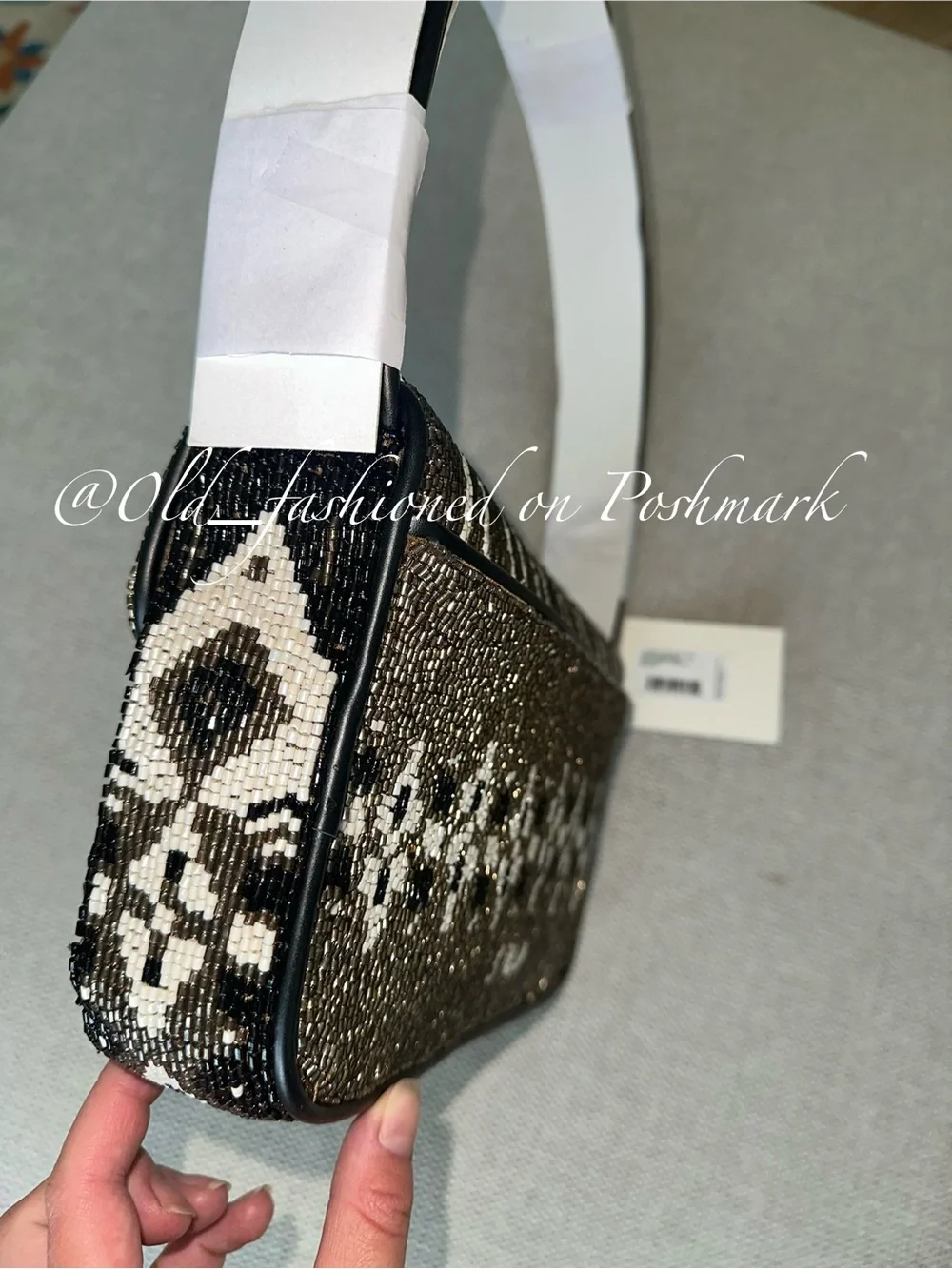 STAUD Tommy Beaded Shoulder Bag - Zermatt